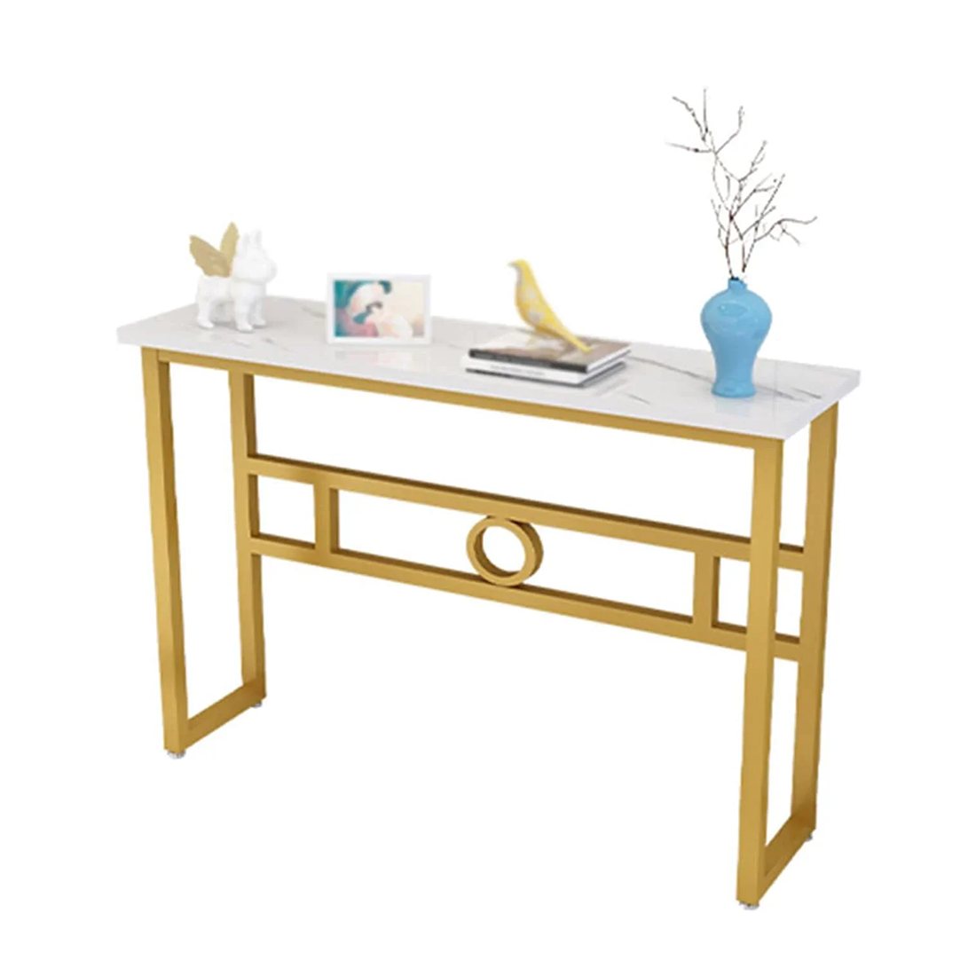 acex-exports-Narrow-White-Gold-Marble-Console-Table1
