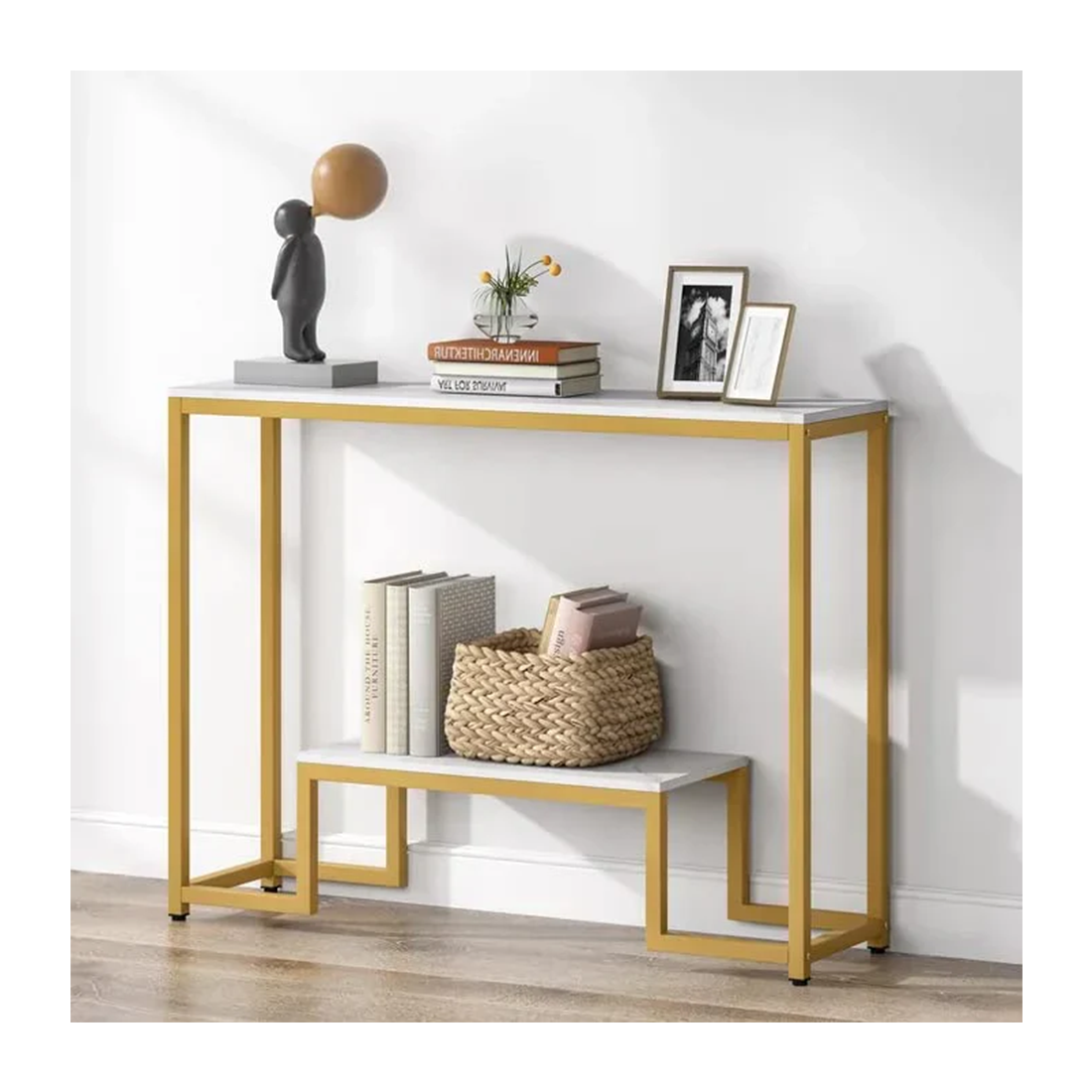 acex-exports-Two-Tier-White-Marble-Gold-Console-Table1