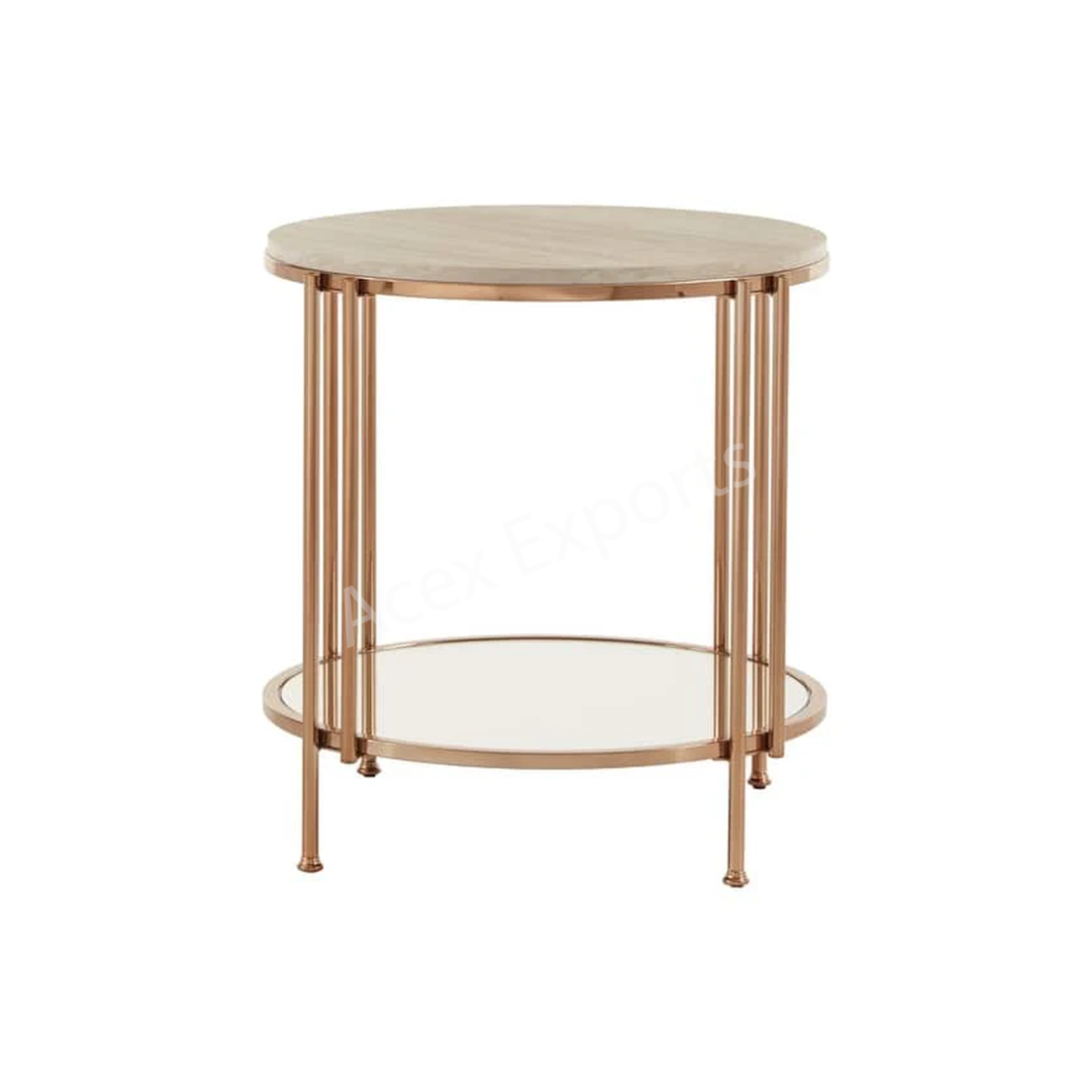 Amelia Round Marble Nesting Tables - Image 3
