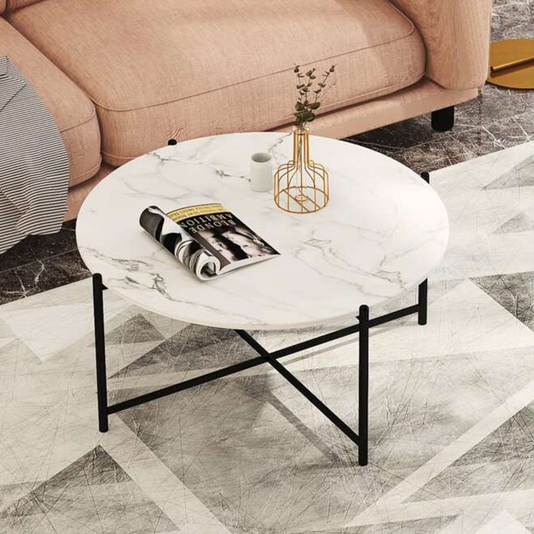Cross Leg Coffee Table
