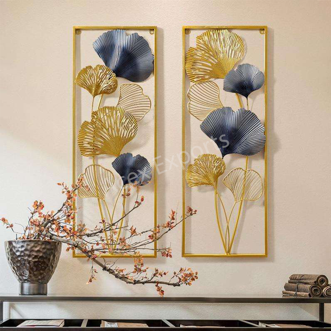acex-exports-Dual-Leaf-Frame-Wall-Art