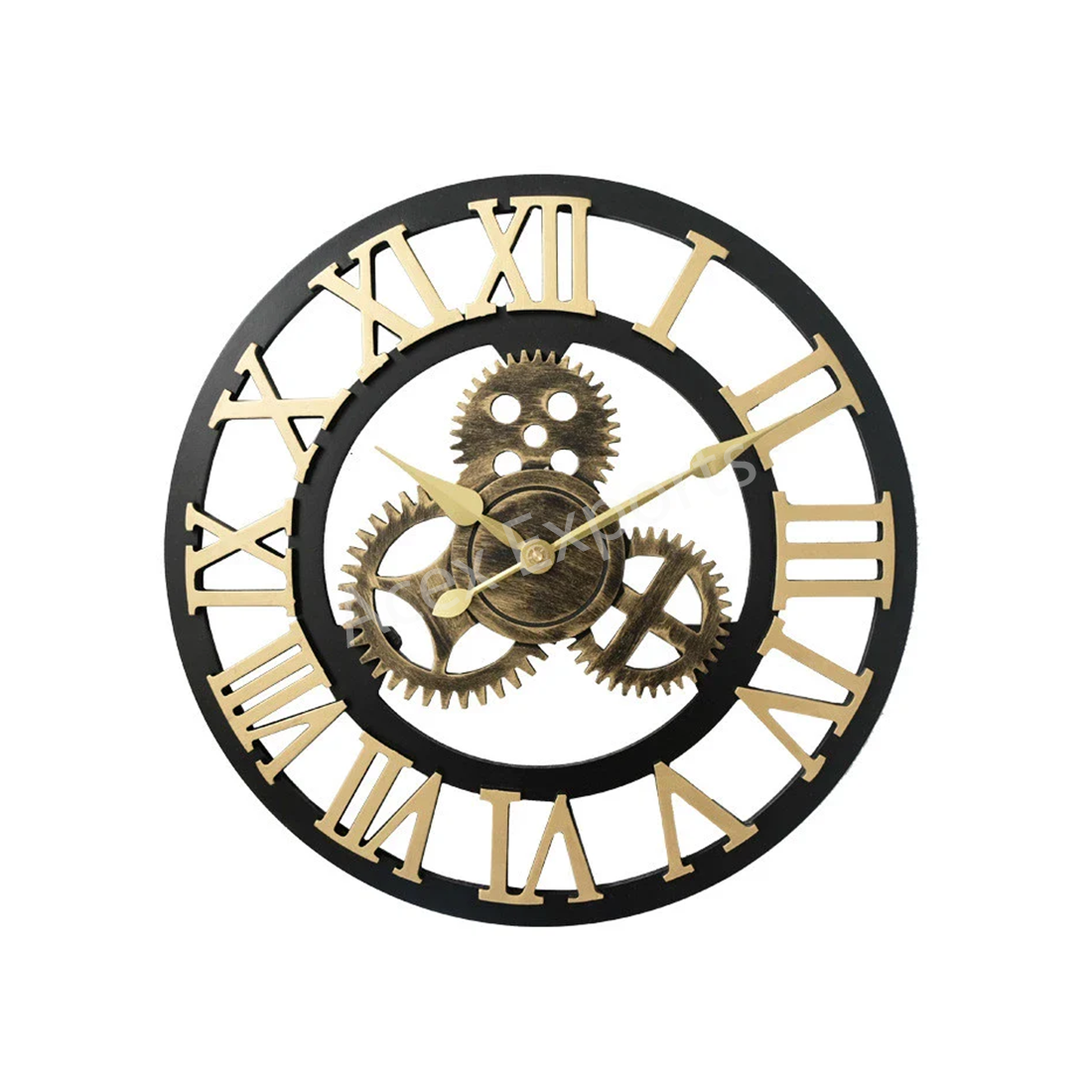 Gear Style and Roman Number Wall Clock - Image 3