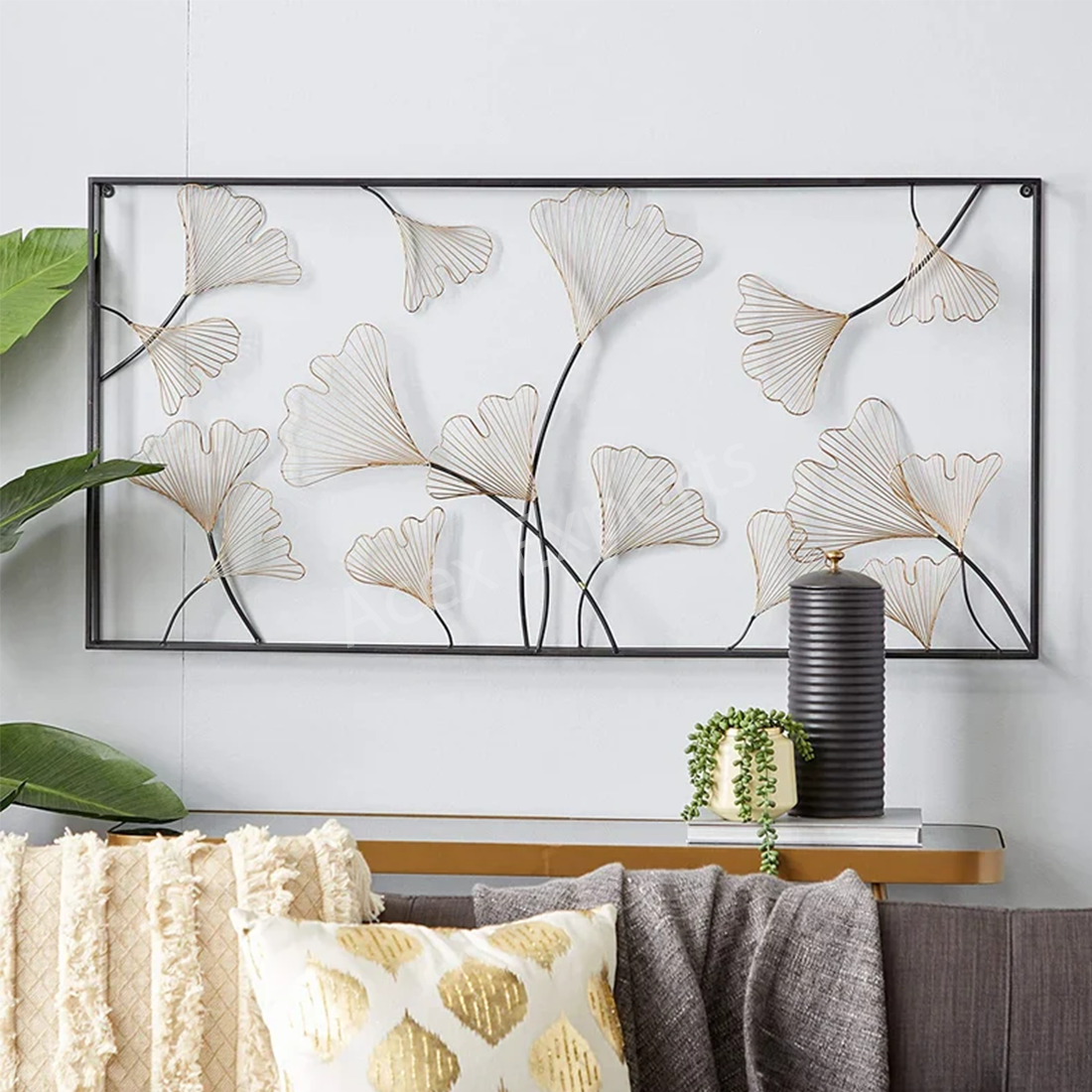 acex-exports-Leaf-Metal-Wall-Art