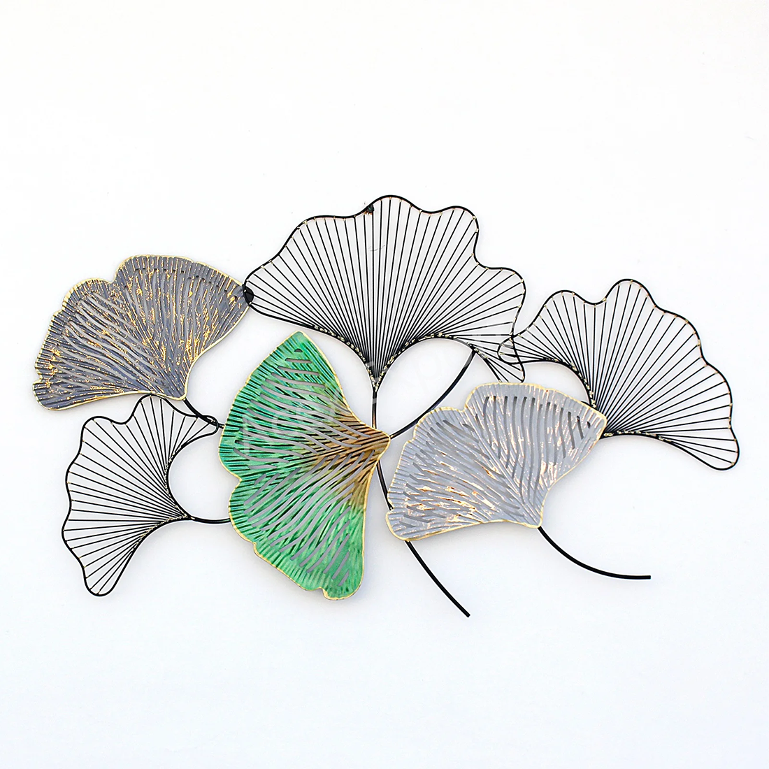 acex-exports-Metal-Leaves-Wall-Art-In-Multicolour1