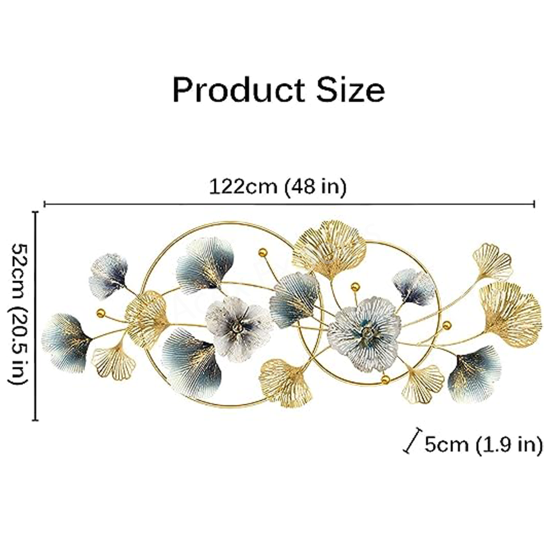 Metal Wall Art Decor Sculpture - Image 3