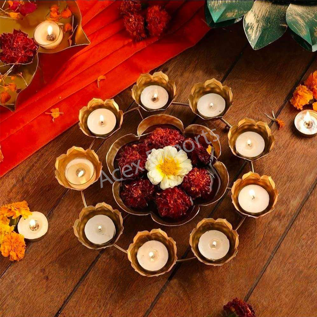Rangoli Urli Bowl in Gold FInish