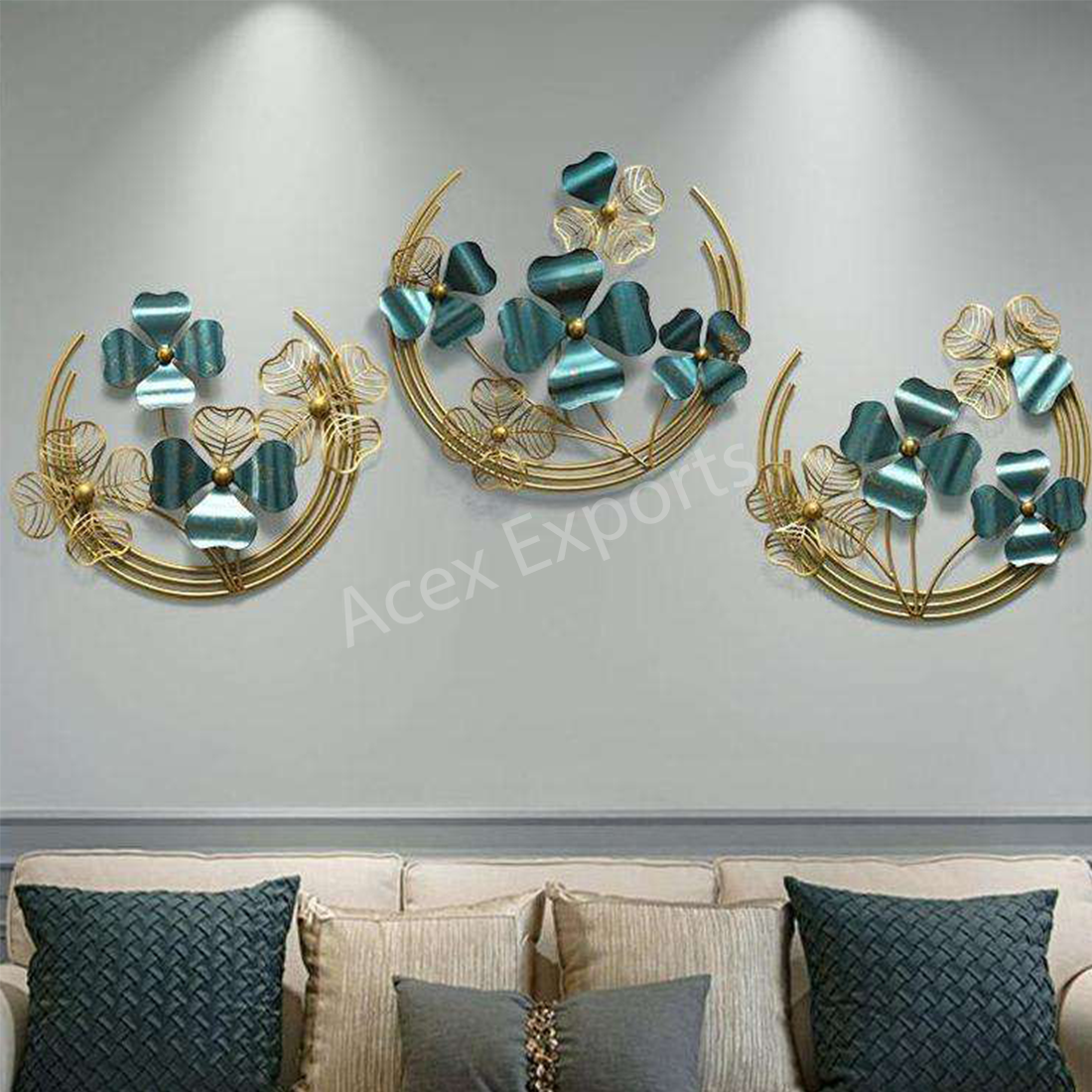 acex-exports-Yuliana-Set-of-3-Frames-Metal-Wall-Art