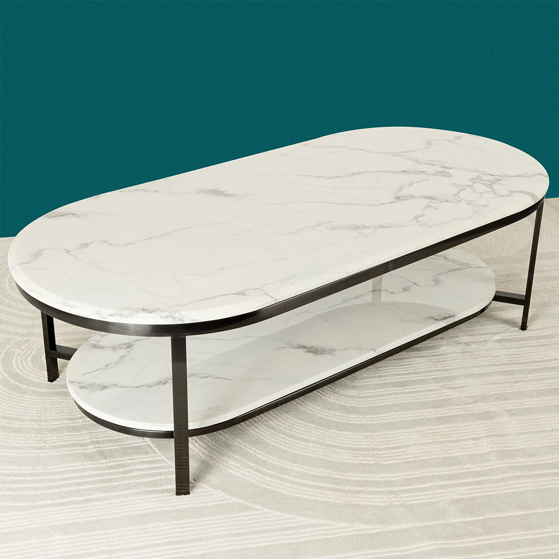 Whispering Essence Coffee Table - Black (STAINLESS STEEL)
