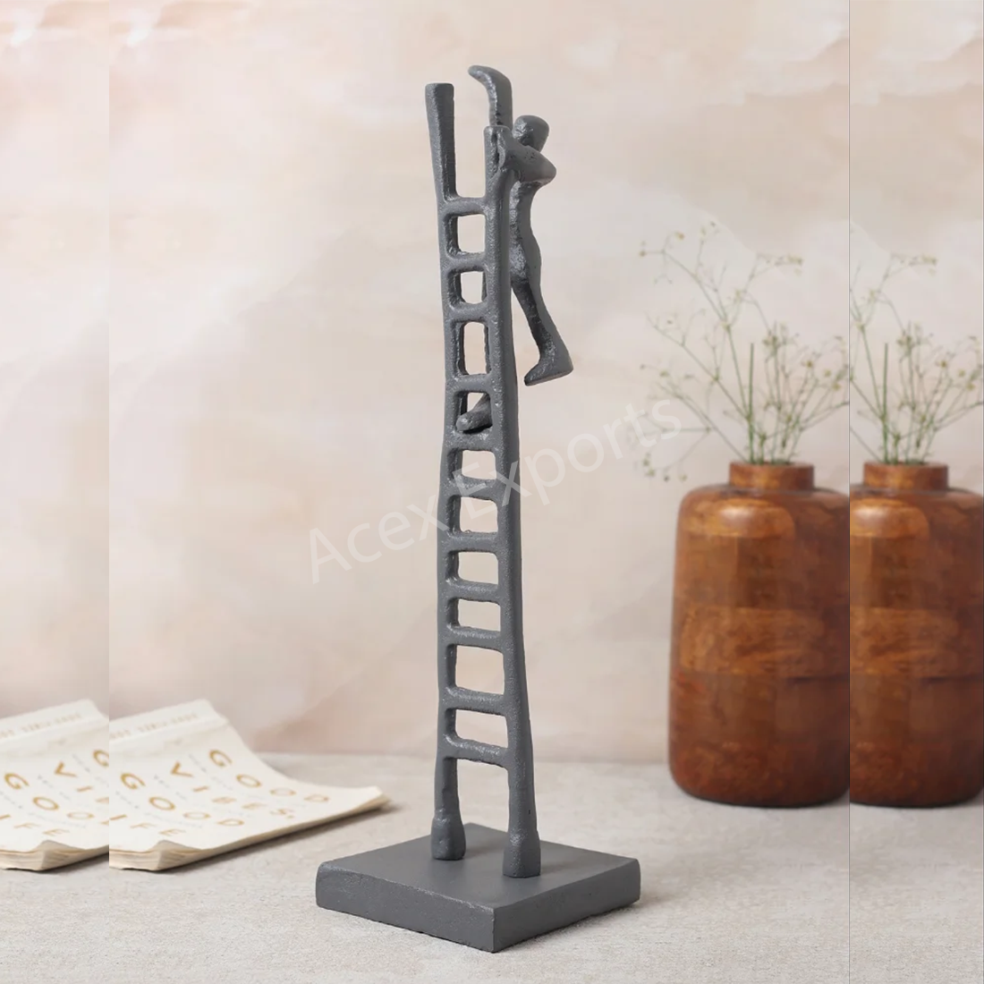 Ascendant Dreamer Sculpture in Grey