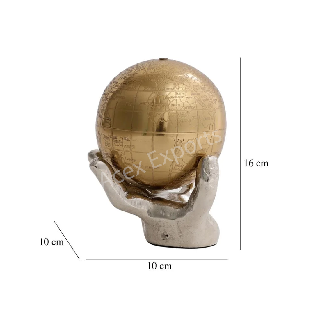 Celestial Grip Art Deco Globe - Image 3