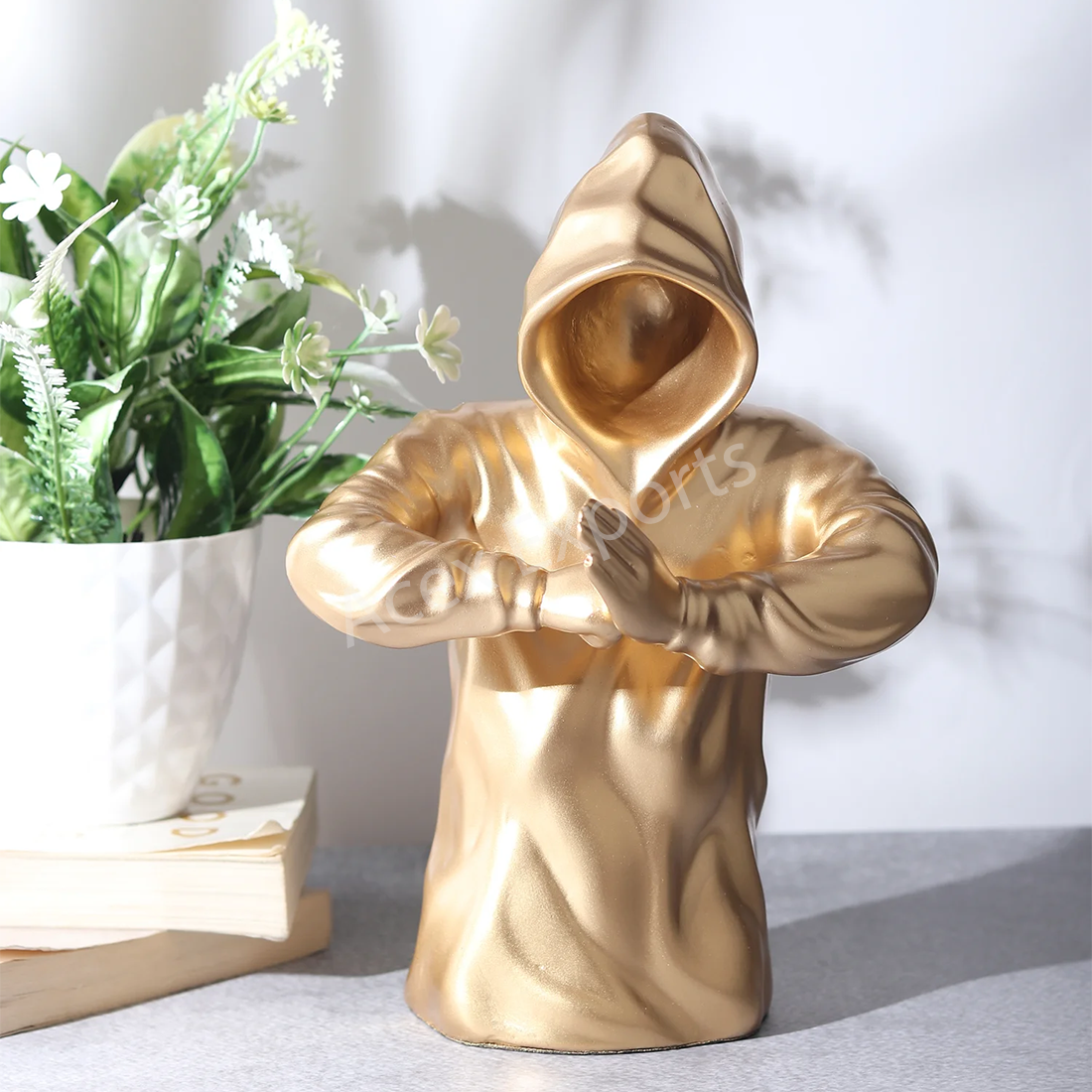 Hooded Warrior in Gold