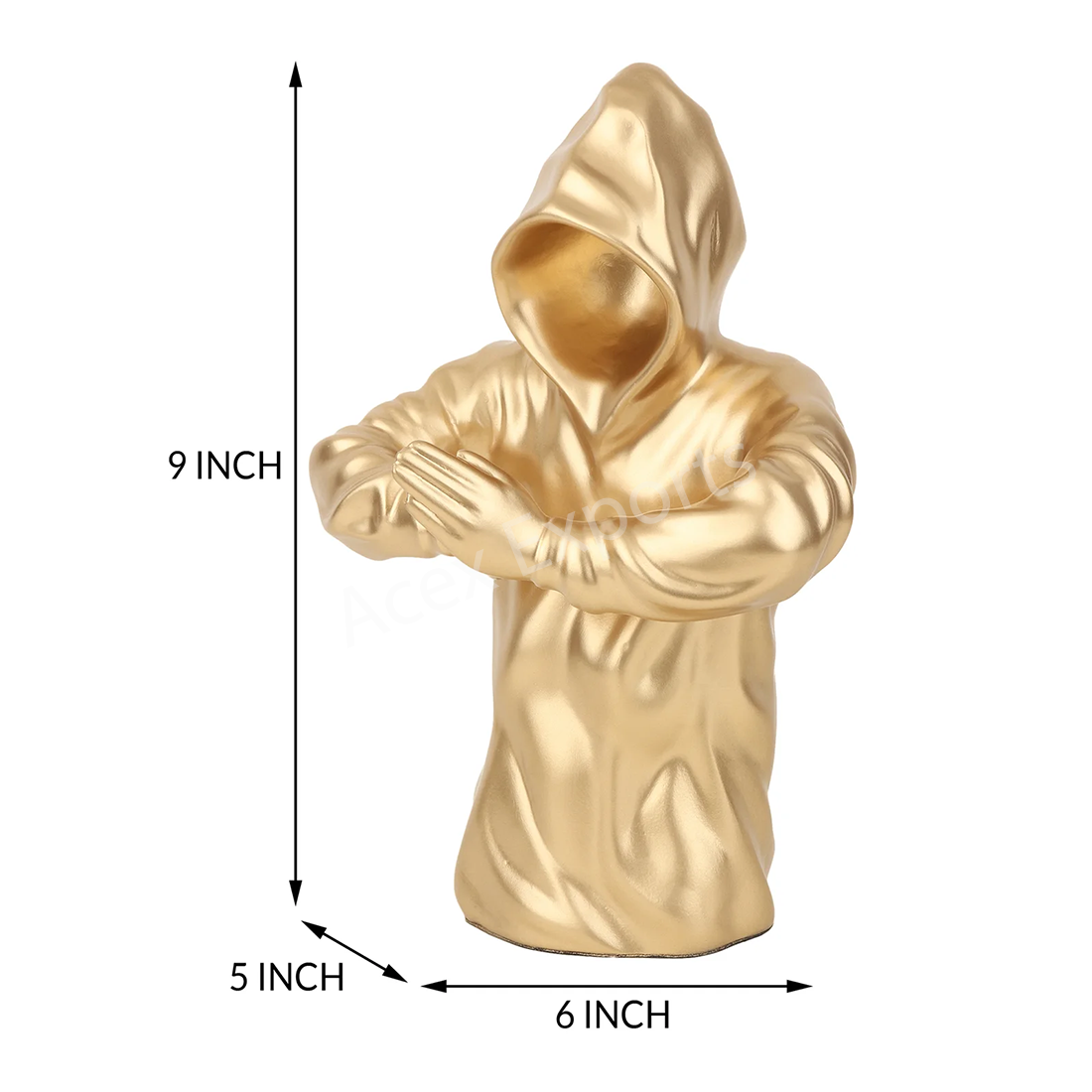 Hooded Warrior in Gold - Image 2