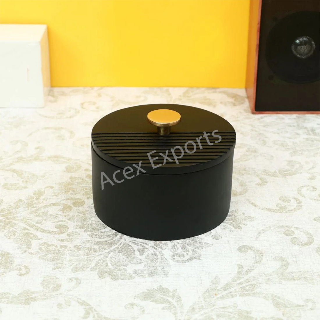 The Artisan’s Stripes- Trinket Large Black Box