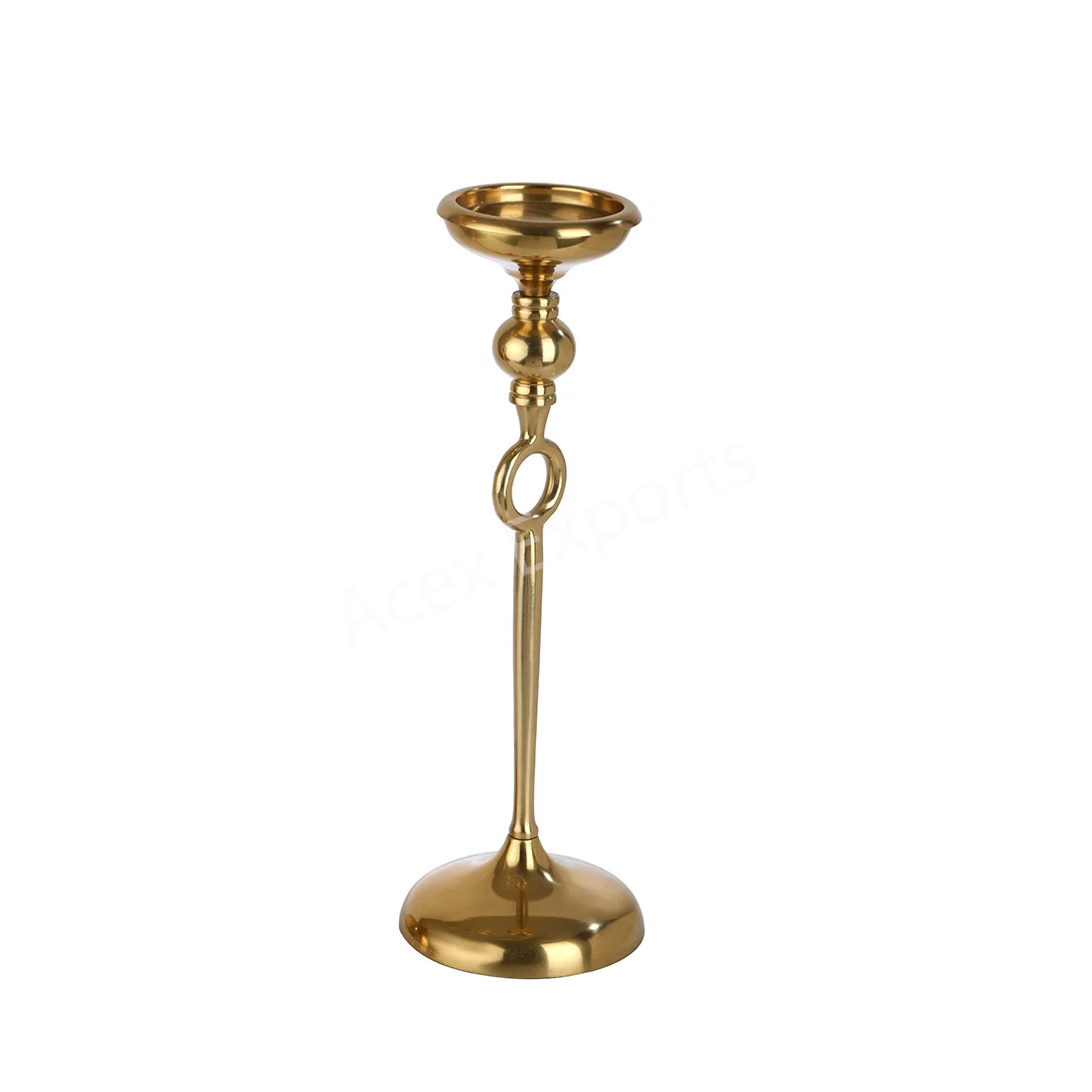 Ajna Small Gold Pillar Holder - Image 2