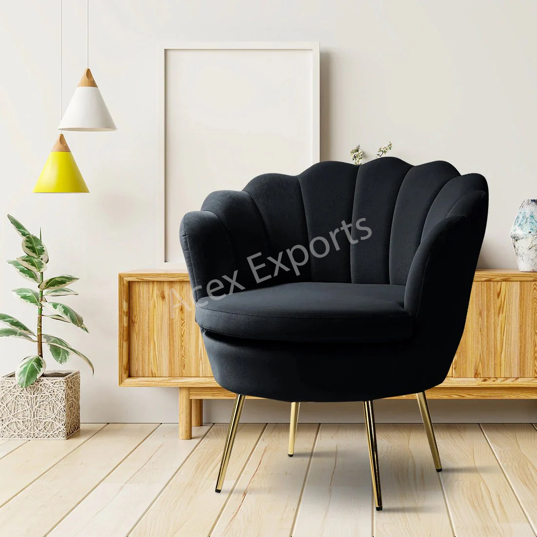 Black Haze Lounge Chair