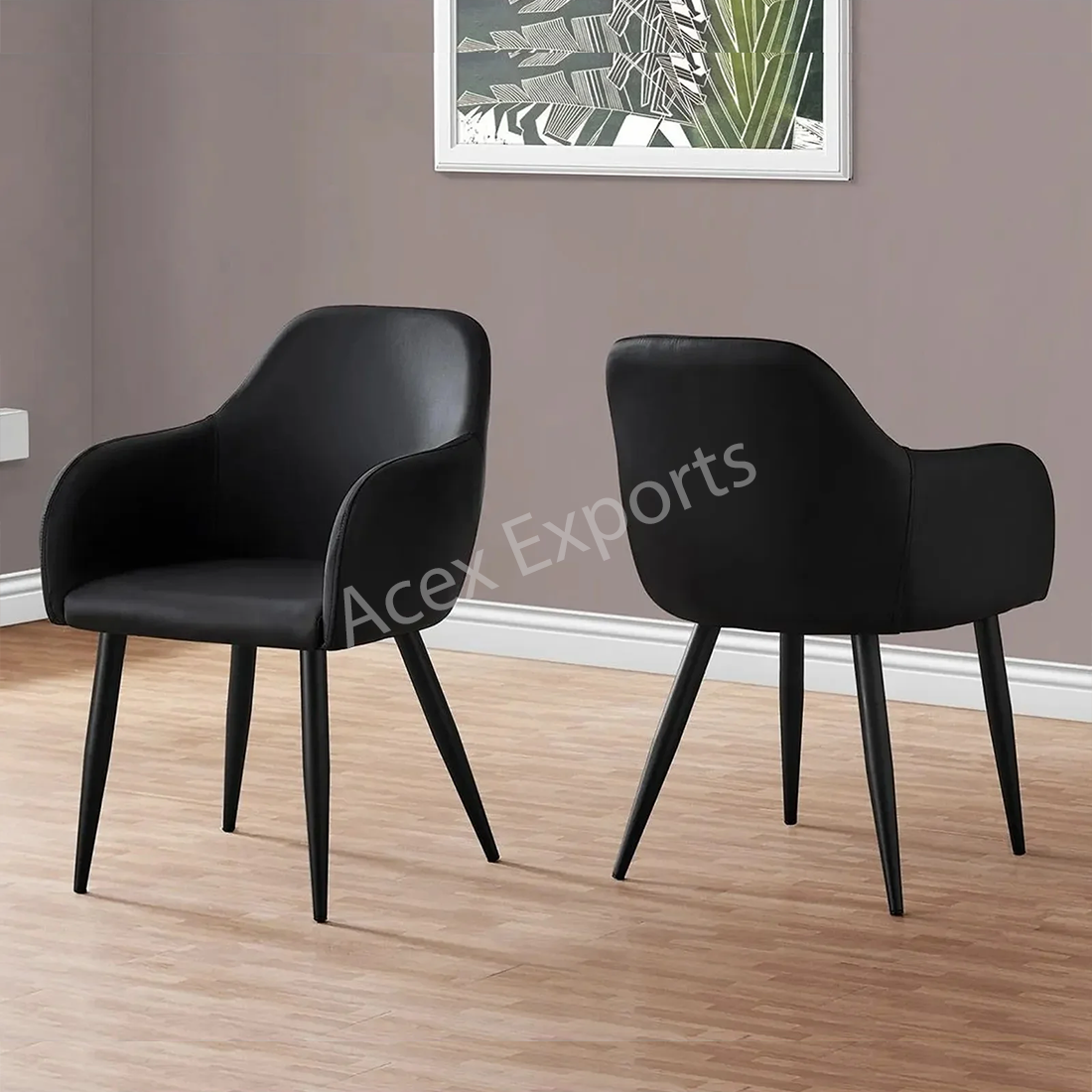 Black Luxe Chair - Image 2