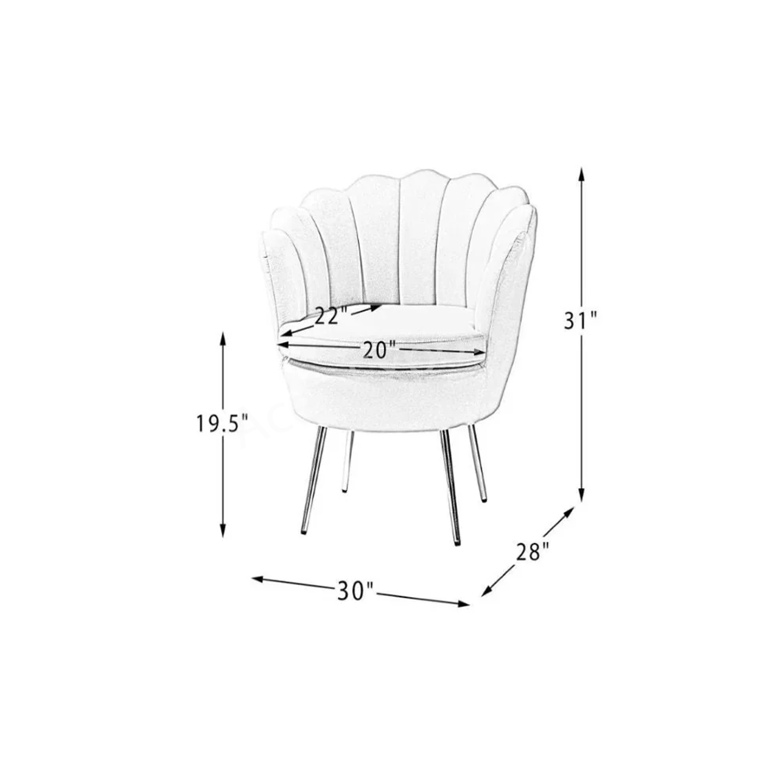 Blue Haze Lounge Chair - Image 5