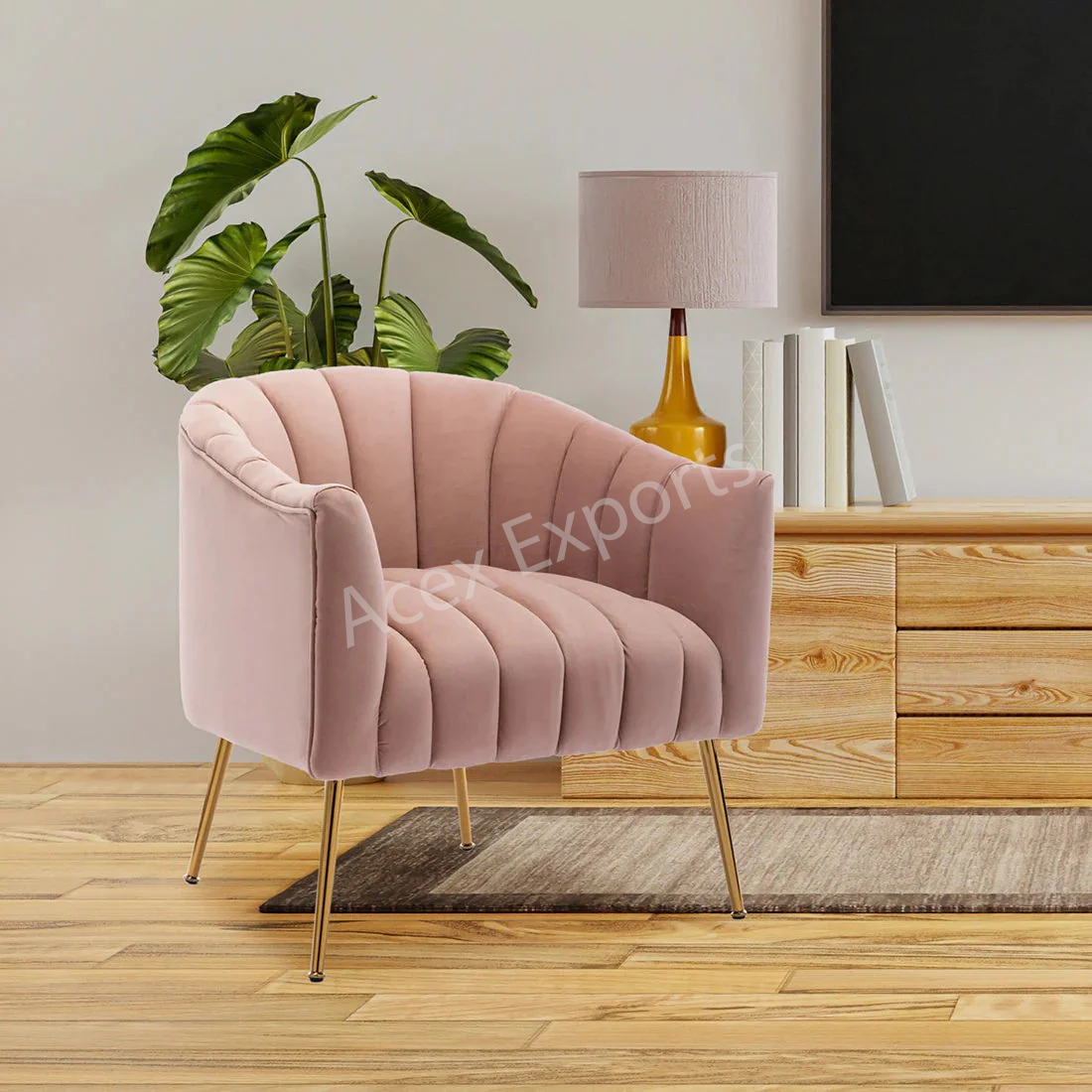 Cozy Corner Chair Pink