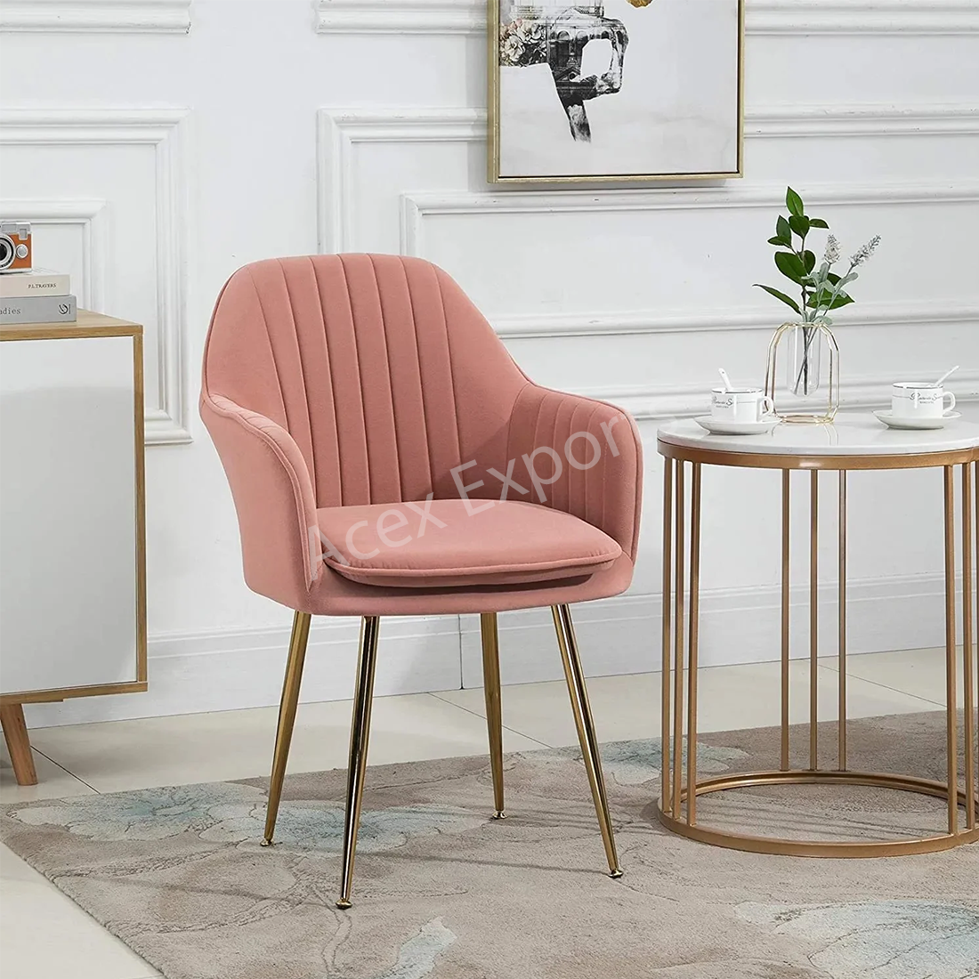 Rose Quartz Lounge Chair