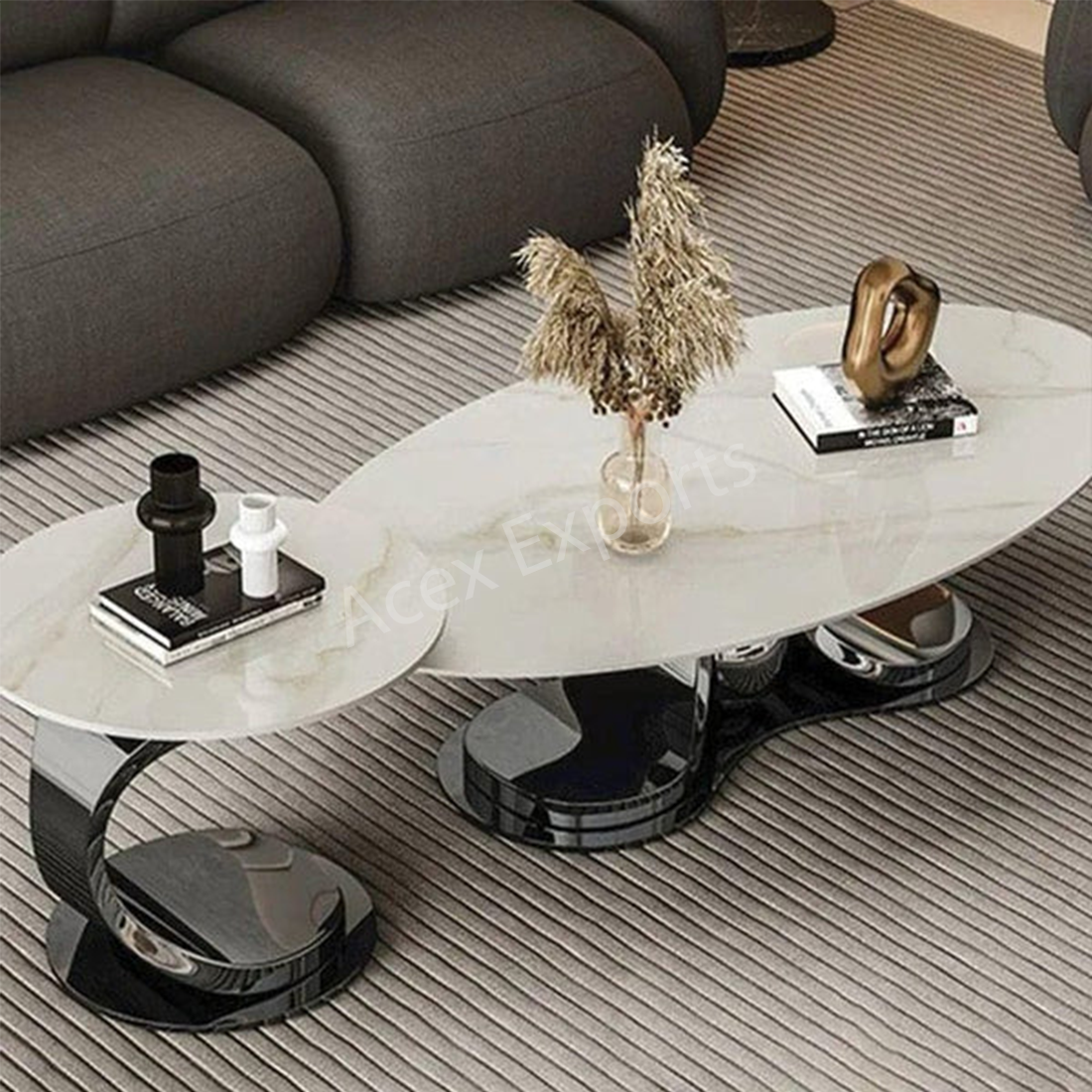 Steel Embrace Centre Table