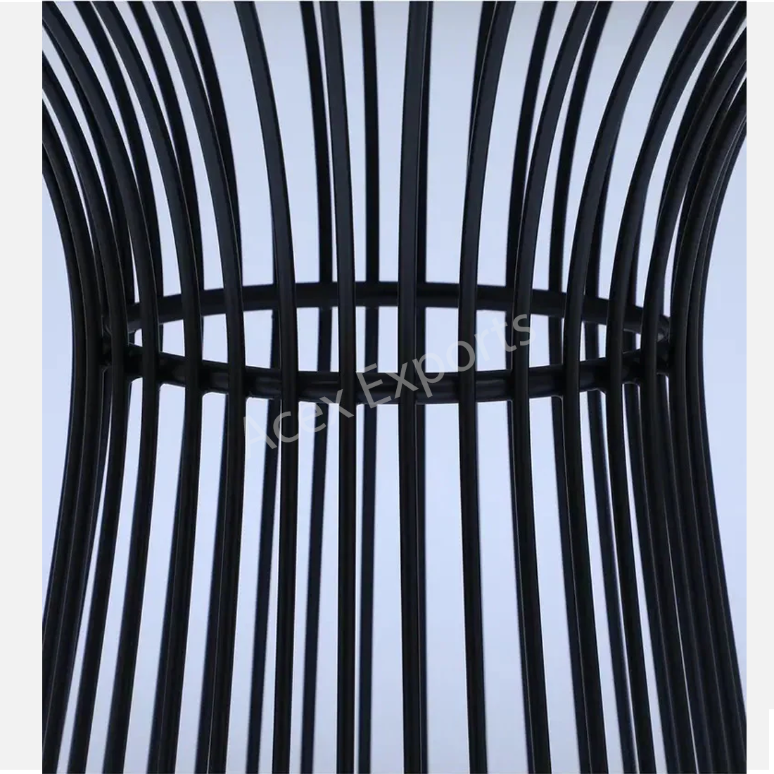 Swirling Black Dining Table With Marble Top - Image 3