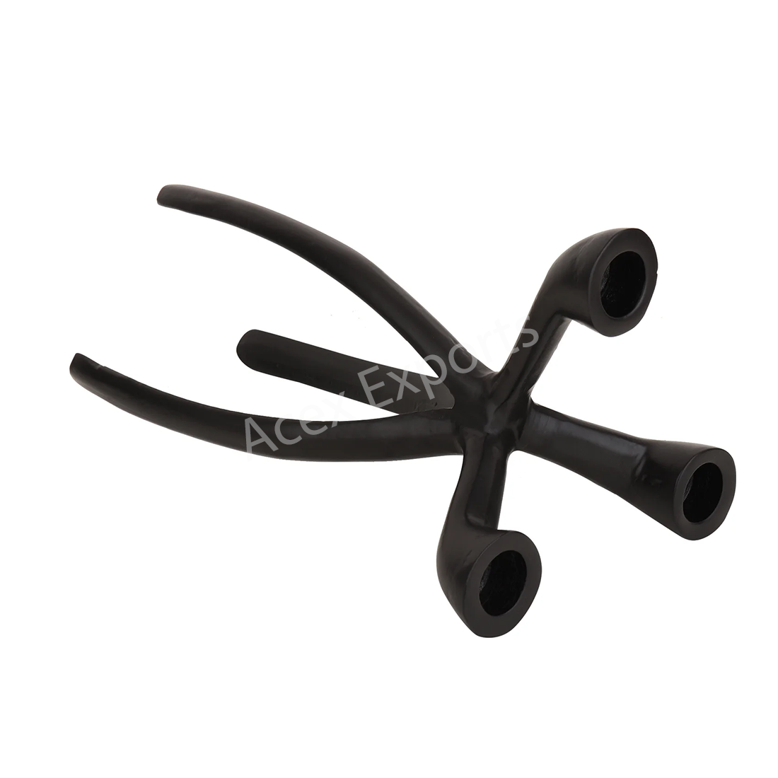 Trifecta Candle Holder in Black - Image 2