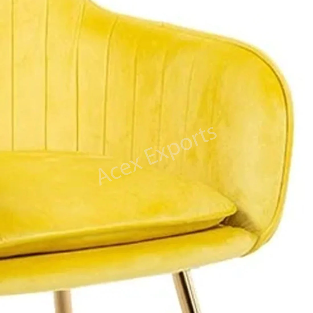 Yellow Lining Lounge Chair - Image 3