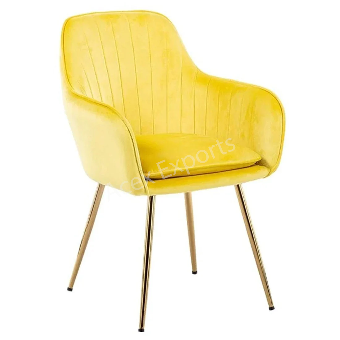 Yellow Lining Lounge Chair - Image 2