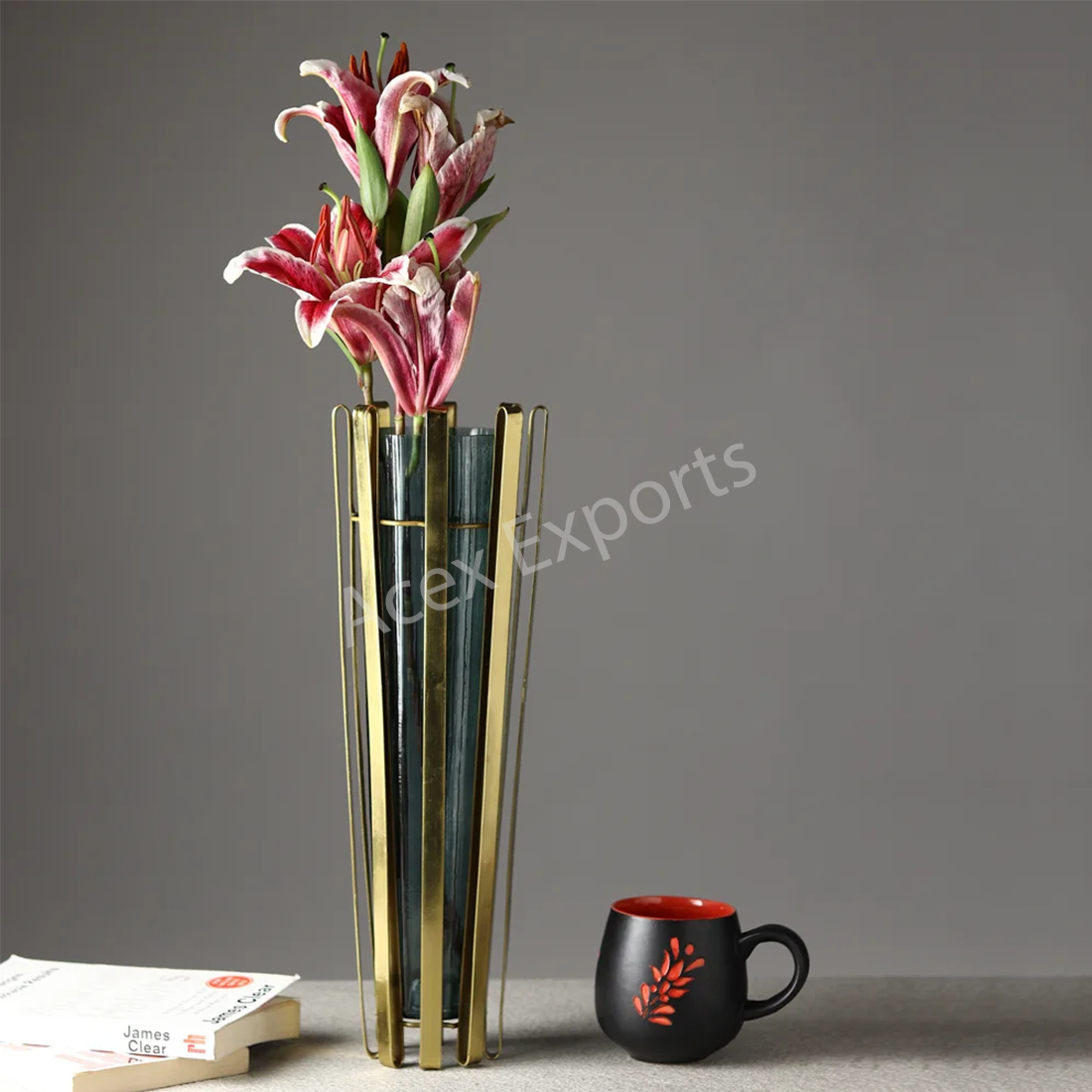 Allure Radiant Metal Hue Vase