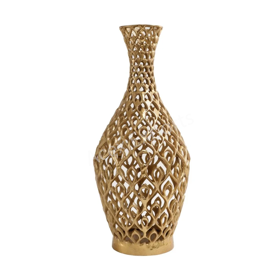 Cavendish Ornate Metal Floor Vase Gold - Image 2