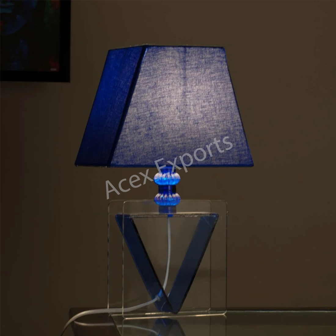 Inverta Blue Lamp
