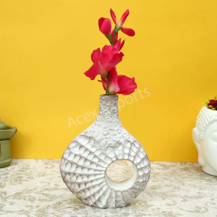 Seashell Serenity Vase – Dirty pink